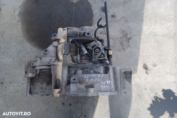 KUTIE DE VITEZE 4X4 TIP MOTOR CFGB 2.0 TDI Skoda Superb 2 (facelift)  [din 2013 pana  2015] seria - 1