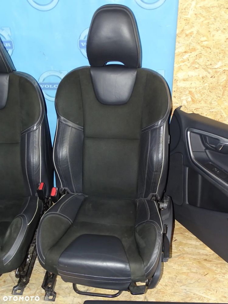 FOTELE TAPICERKA VOLVO V60 2010-2016 EUROPA SKÓR ALCANTARA - 4