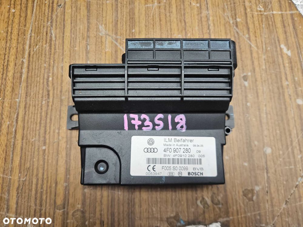 Moduł Sterownik 4F0907280 4F0910280 Komputer ILM Zasilania Pradu Sieci Mocy Audi A6 C6 - 1