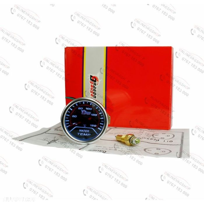 Ceas temperatura apa motor cu diametru 52mm - 2