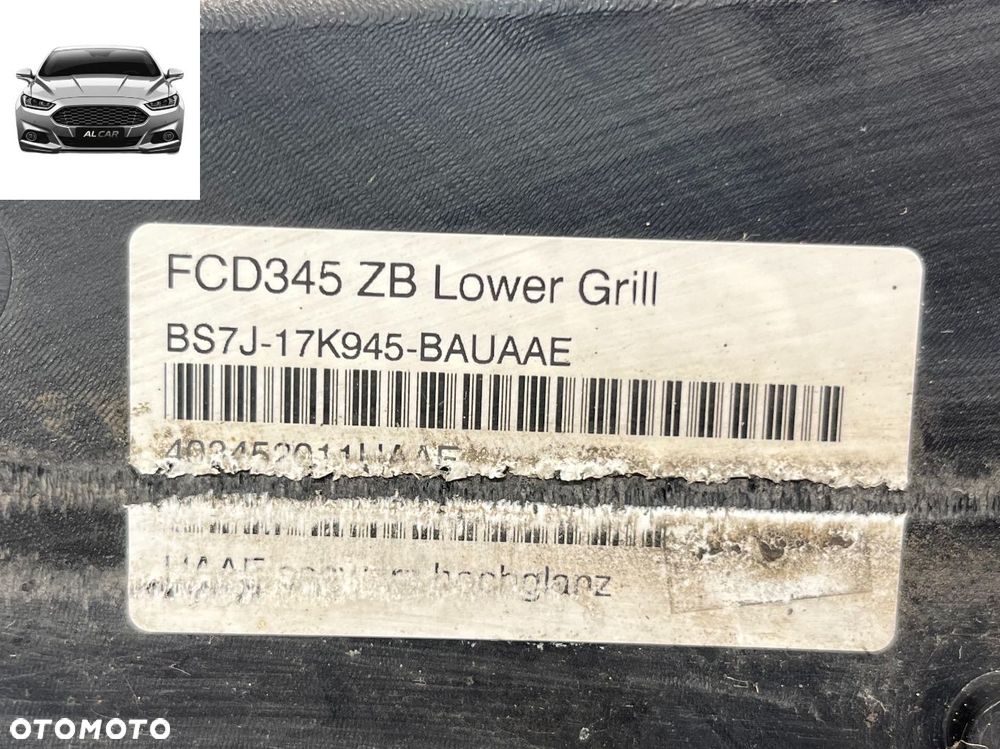 ATRAPA CHŁODNICY GRILL DOLNY FORD MONDEO MK4 LIFT ST TITANIUM S - 10