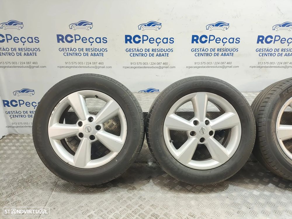 Conjunto de jantes 17 Nissan Qashqai J10 6,5J ET40 5x114,3 Original - 6