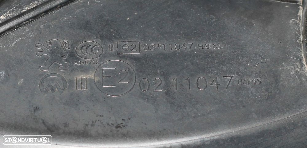 ESPELHO RETROVISOR ESQUERDO PEUGEOT 208 - 5