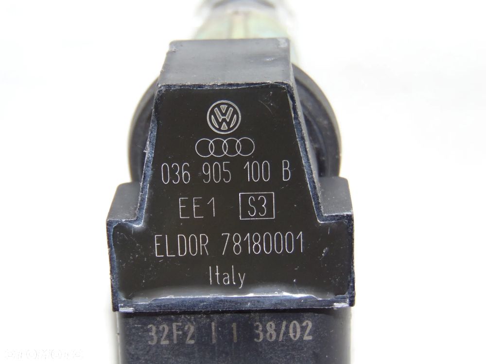 KOMPLET oryginalnych cewek cewka zapłonowa cewki 036905100B VW Volkswagen Fox Polo IV Skoda Fabia I Seat Ibiza 3 III benzyna 1.2 - 10