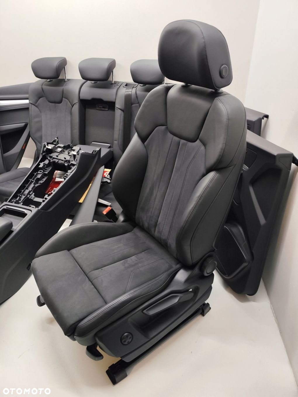AUDI Q5 80A FOTELE KANAPA TAPICERKI TUNEL SKÓRA ALCANTARA KOMPLET - 2