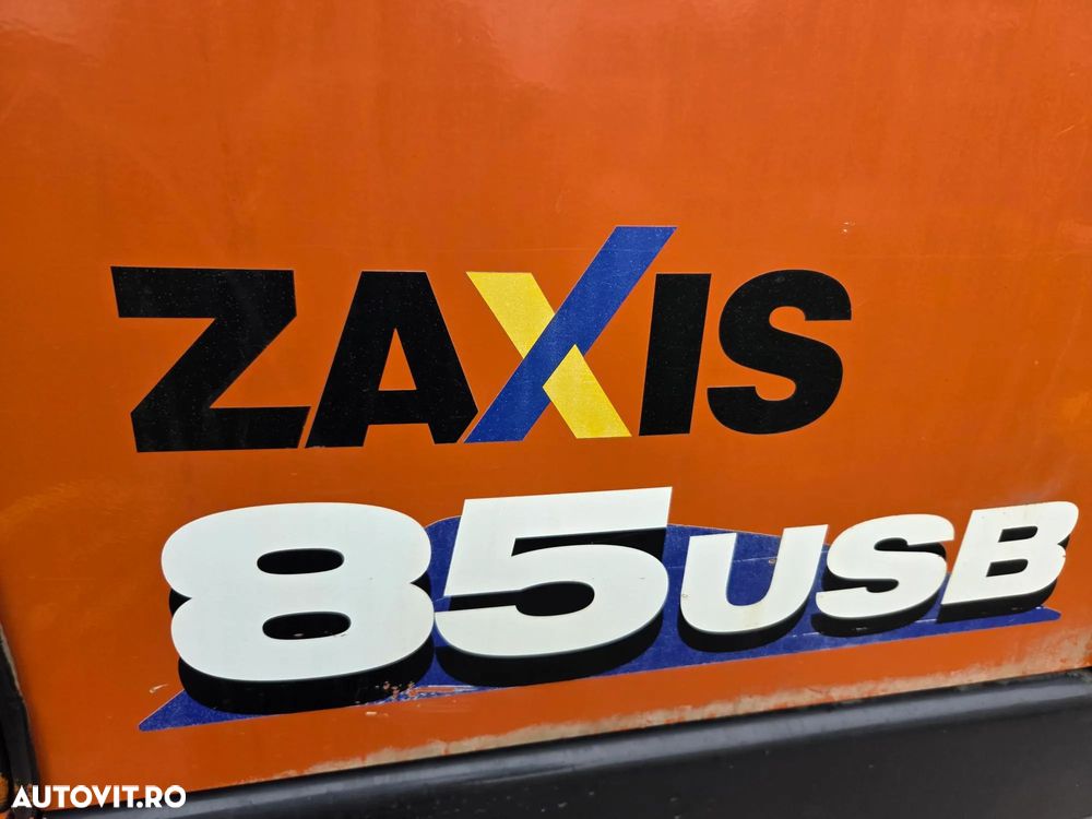 Hitachi ZX85, 2021, 4.088h, CUPLA RAPIDA+3 CUPE NOI, Senile CAUCIUC 90% ok, Inst hidr de picon pe bratele de excavare, A doua inst hidr pe bratele de excavare, Ad sapare 5m, ridica 4,5t, camera spate, 8.650kg, leasing 4 ani-6.500lei/luna, PROMOTIE 56.900 EUR - 22