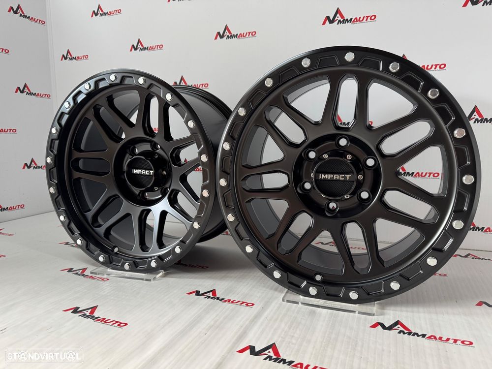 Jantes Impact 4x4 Preto Matte 17 (6x139.7) - 2