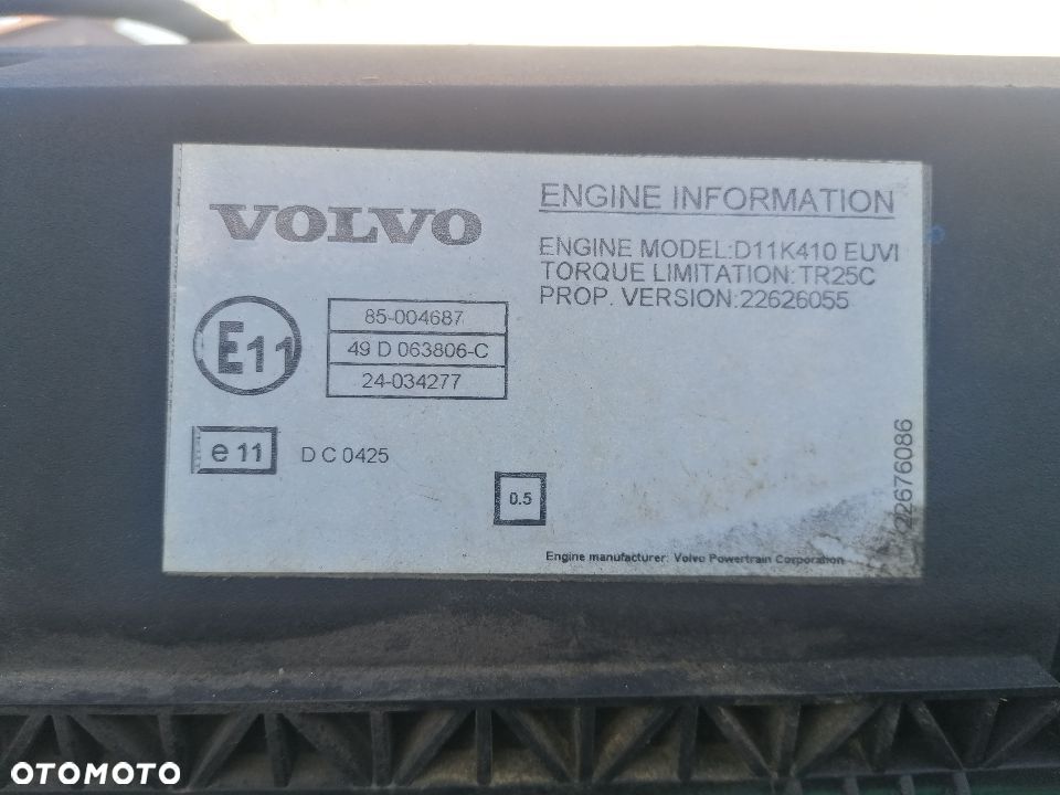 Silnik Volvo FM 4 D11K 410 euro 6 - 2