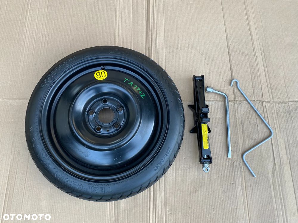 Koło dojazdowe 17 TOYOTA AURIS  COROLLA  CHR C-HR + ZESTAW szybka wysyłka - 4