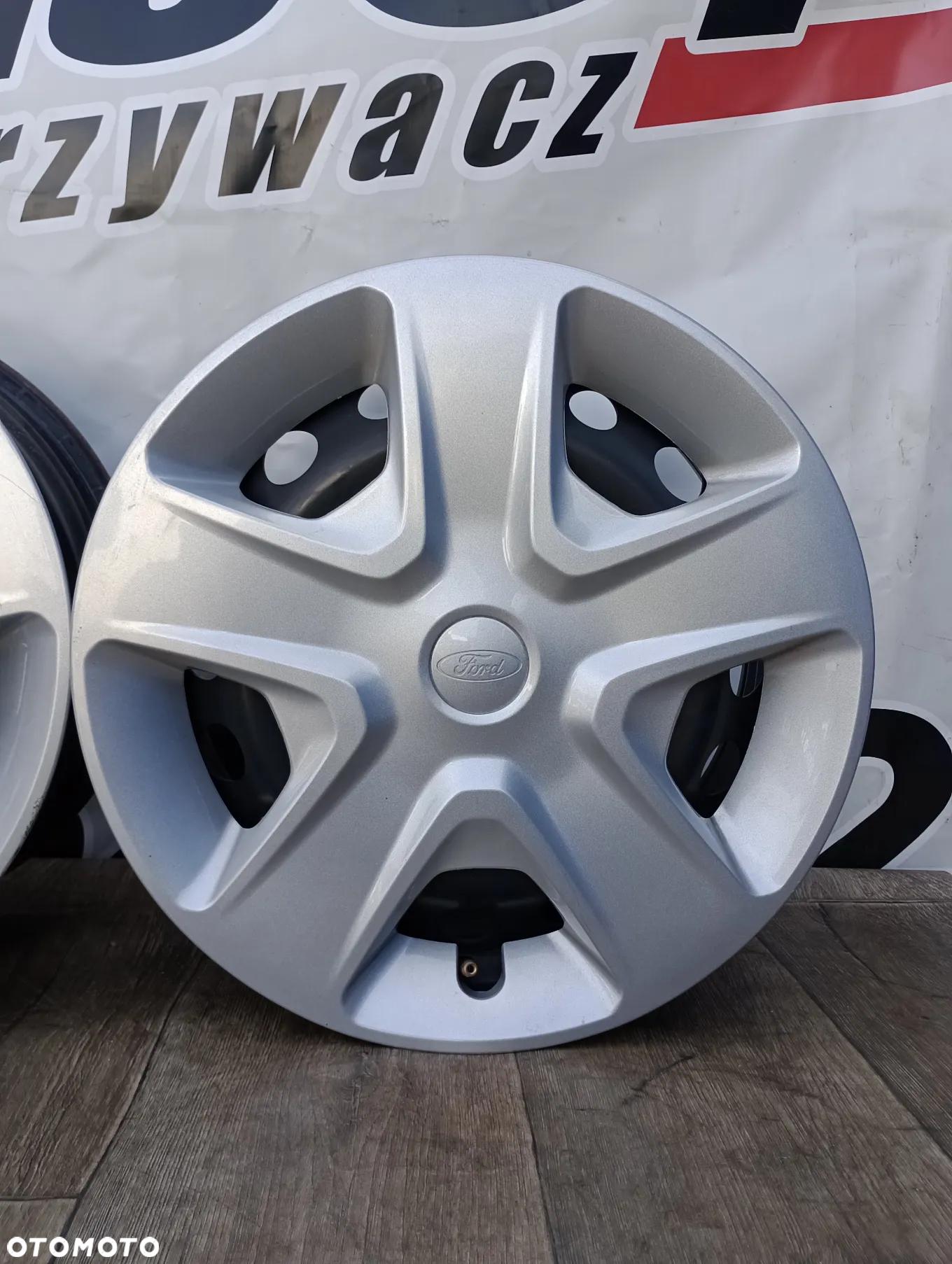 FELGI STALOWE 4x108 R16 6,5J ET47,5 FORD TPMS KOŁPAKI FIESTA FUSION KA+ - 6