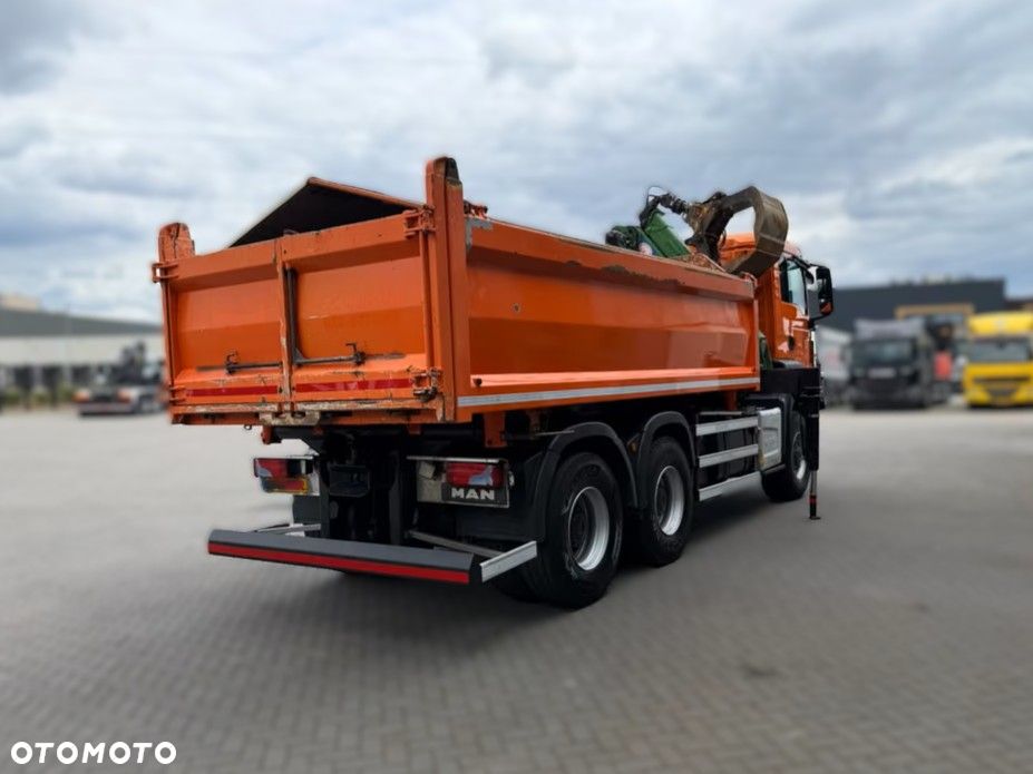 MAN TGS 26.400 6x6 ALLRAD – składany żuraw HMF 1643 Z2 +wywrotka HYVA - 10
