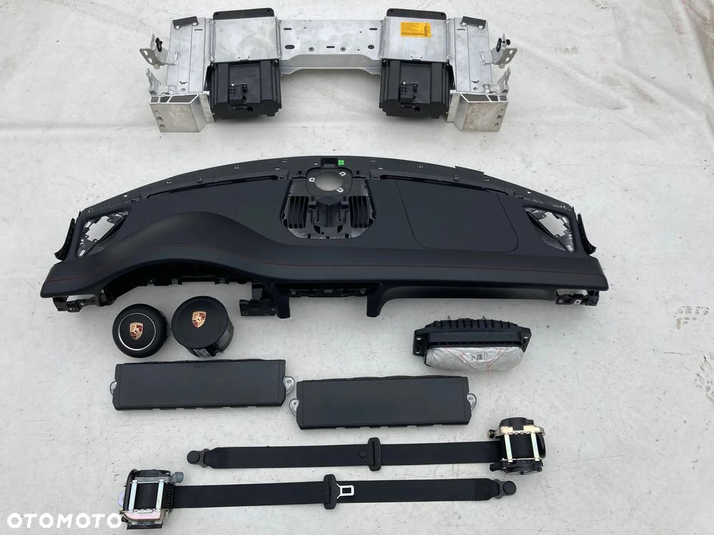 PORSCHE CARRERA 992 AIRBAG KURTYNA CURTAIN PODUSZKA POWIETRZNA DACHOWA PASY PAS DASHBOARD SEAT BELTS AIR BAG KNEE SRS - 9