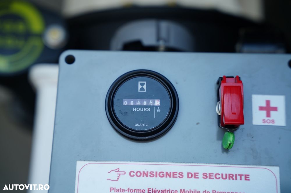 Renault MASTER / Platformă de lucru aeriană / Platformă de lucru metalică / Coș de ridicare FRANCE ELAVATEUR 121 Ft - 12 M / CAPACITATE MAXIMĂ DE RIDICARE 120 KG / EURO 6 - 27