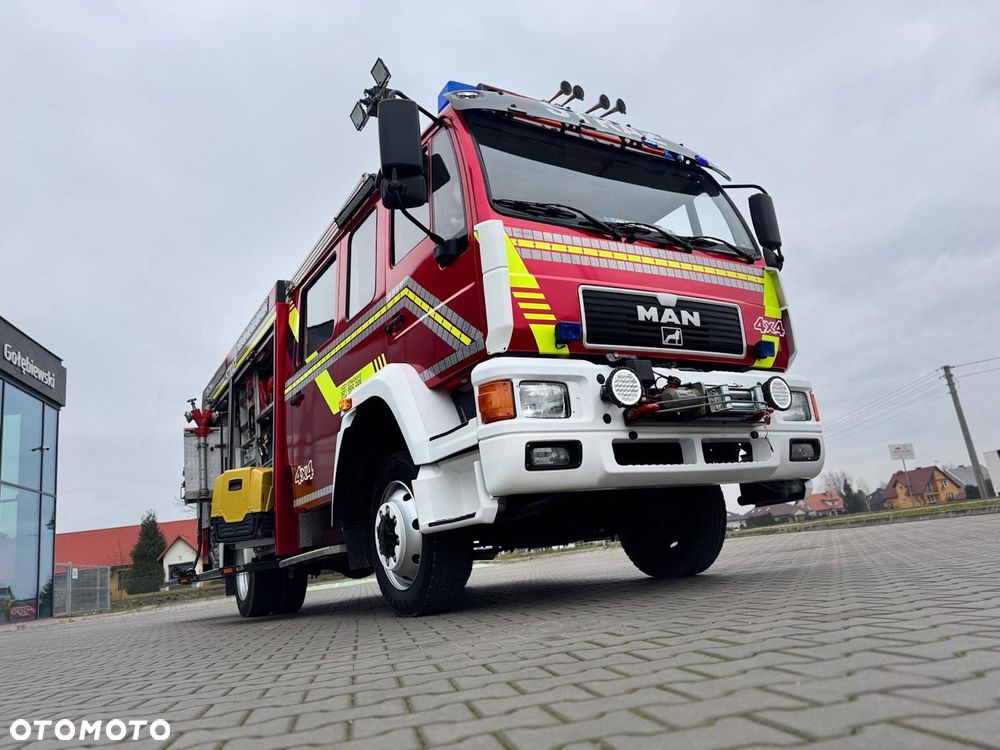 MAN MAN STRAŻ 4x4 WÓZ STRAŻACKI MAN 4x4 14.250 Blokady reduktory 3,2t wody pożarniczy CNBOP Gwarancja! - 33