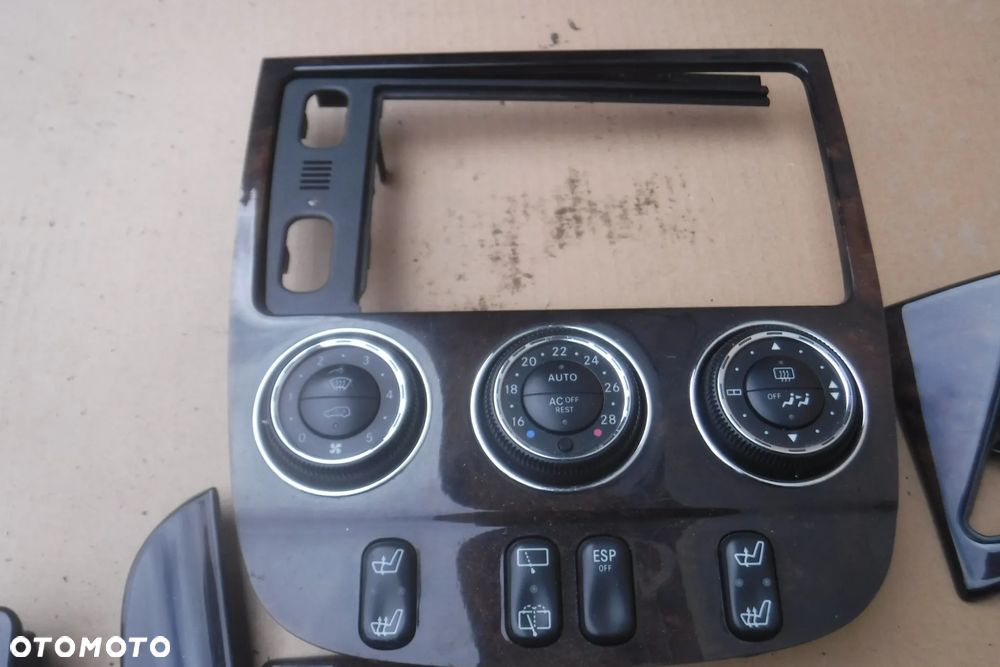 Mercedes ML Lift W163 ramka drewno komplet dekory - 11