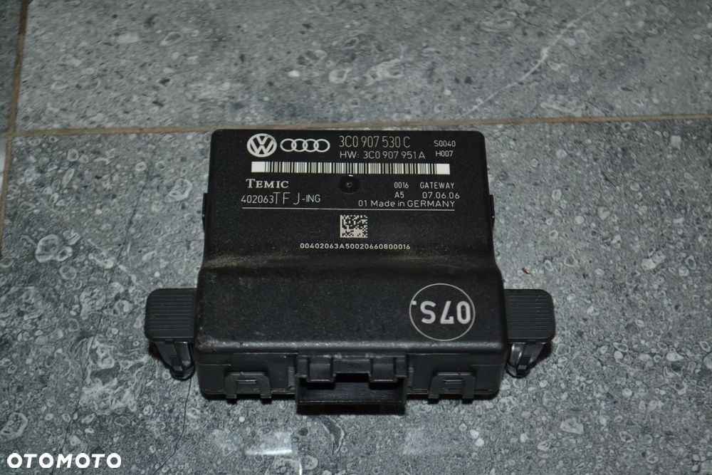 VW SEAT AUDI SKODA MODUŁ GATEWAY 3C0907530C - 1