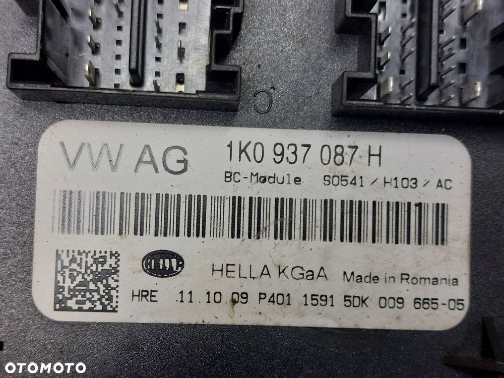 ZESTAW STARTOWY SUPERB II 2.0 TDI 03G906021QP 1K0937087H 3T1920841D - 5