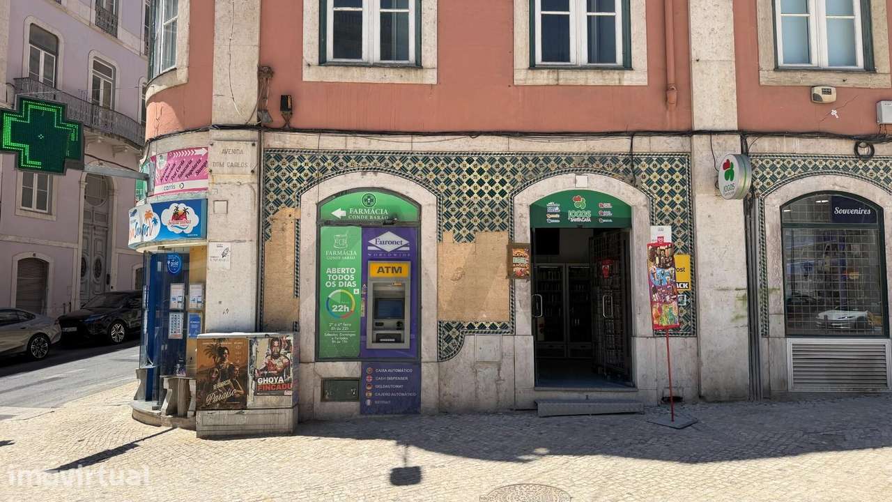 Loja comercial com montra junto à futura Estação de Metro de Santos - Grande imagem: 3/18