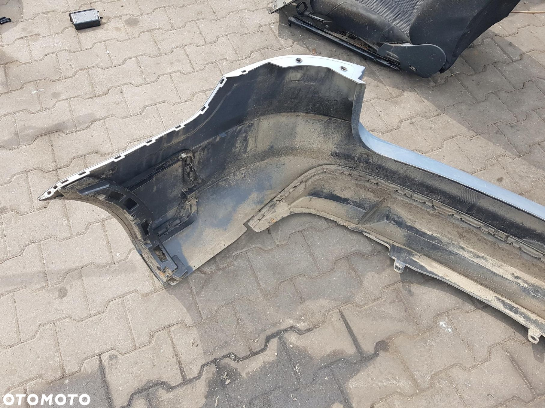 VW PASSAT B7 10-14r KOMBI ZDERZAK TYŁ TYLNY LC7Z - 10