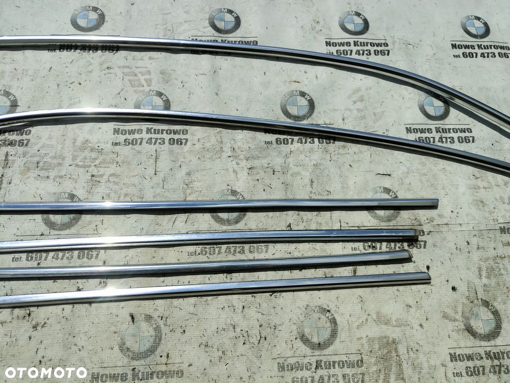 BMW E46 sedan listwy karoseryjne zgarniające chrom komplet - 6