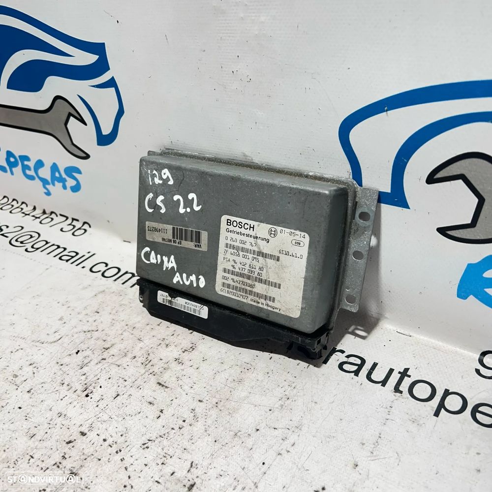 .Centralina Original Caixa Velocidades Bosch PSA Peugeot Citroen DS 96 412 811 80 / 0 260 002 767 - 5