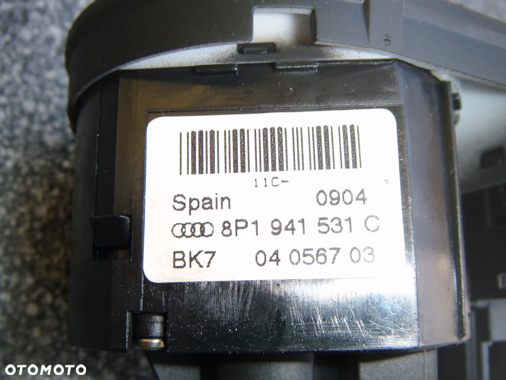 audi a3 8p włącznik świateł 8p1941531c - 2