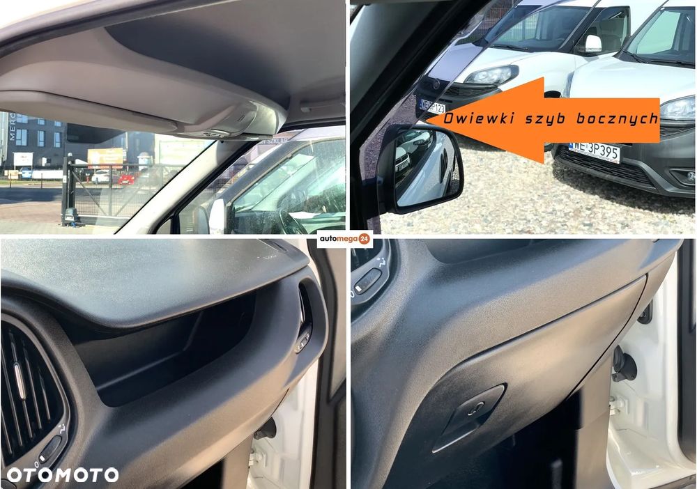 Fiat PROFESSIONAL DOBLO L2 Long VAN MAXI WZMOCNIONY Ładowność 961kg, Homologacja cięż. VAT-1, HAK 1300kg wpinany, BAGAŻNIK, Alarm, Czujniki parkowania, Halogeny, Podgrzewane fotele, Koła 16' MOCNY NAPĘD 1.6 MultiJet, 105KM Emisja spalin Euro-6, Skrzynia biegów 6cio stopniowa! Oryginalna zabudowa paki, - 10