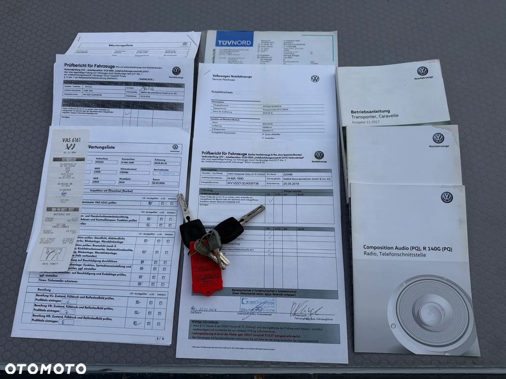Volkswagen Transporter T6 Doka 6 osób / Oryginalny stan / Serwis tylko w Aso / Stan jak nowego / Fv23% - 35