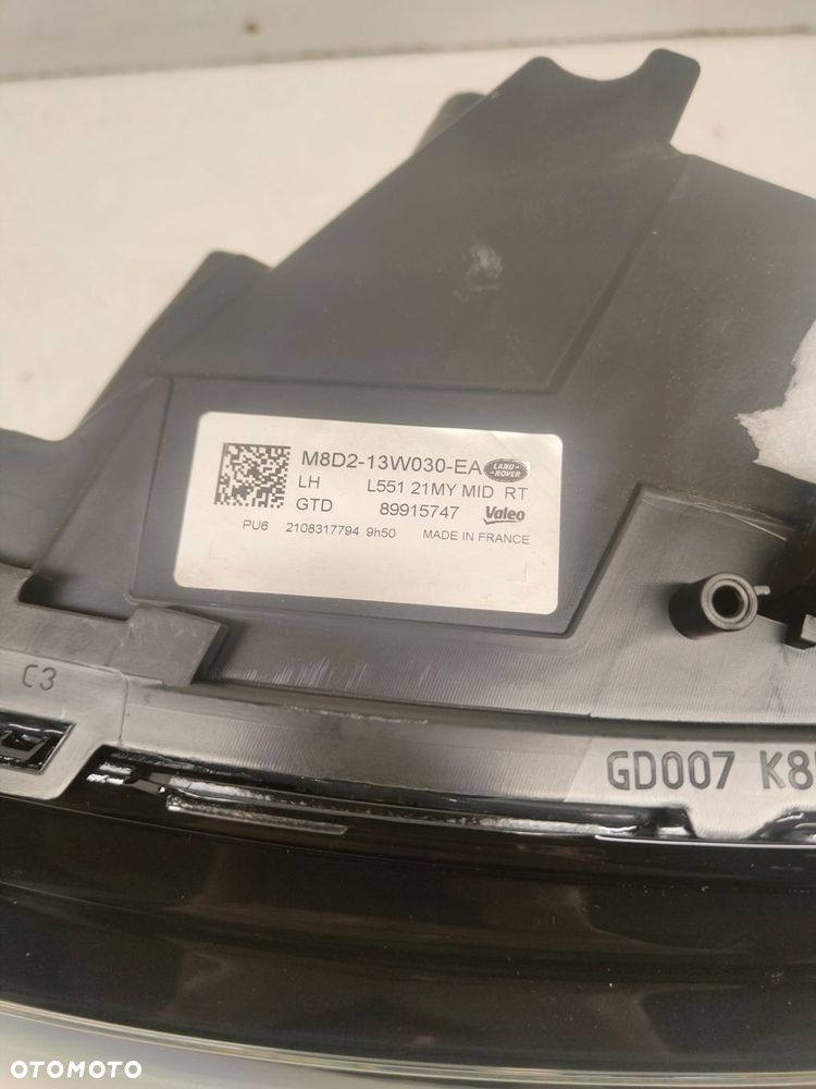 land rover evoque ii mid led lampa lewy przód 89915747 - 4