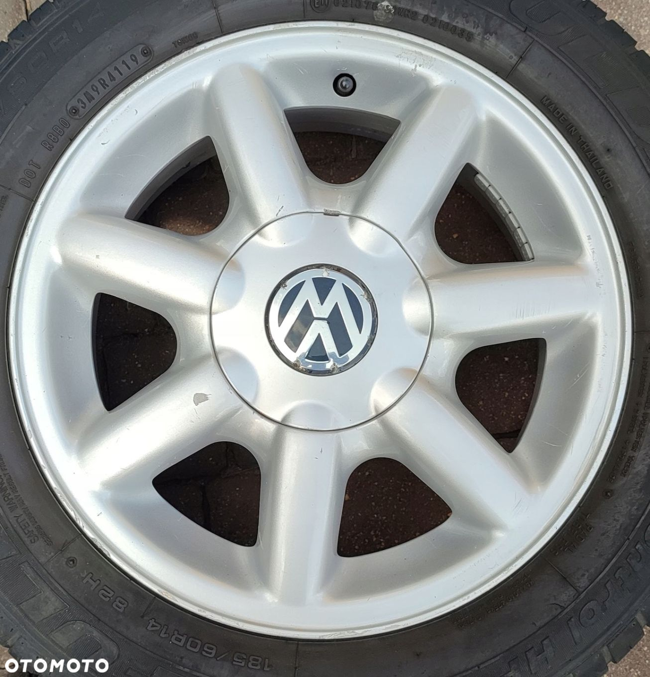 Felgi Aluminiowe Oryg. Vw Polo Golf II Golf III 14 Cali 6Jx14 Et45 4x100 - 3