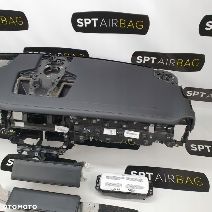 PORSCHE CAYENNE 3 9Y0 DESKA ROZDZIELCZA KONSOLA KOKPIT PULPIT PODUSZKI AIRBAG AIR BAG PASY KIT SET - 4