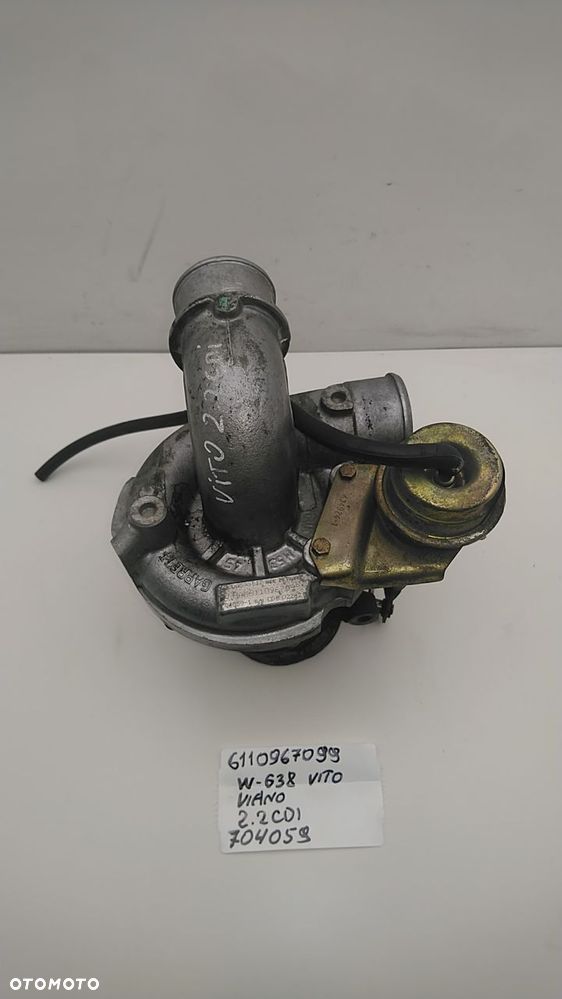 TURBINA 2.2 CDI 80KM 82KM 102KM 122KM VITO W638 6110967099 704059 - 1
