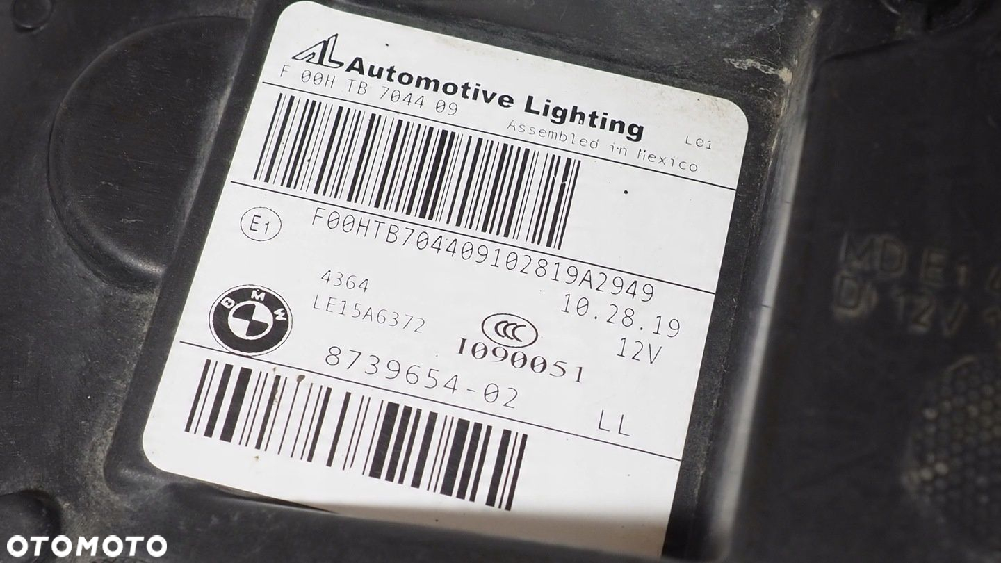 BMW X3 G01 X4 G02 lampa Adaptive Led Full Led prawa przód 8739654 - 8