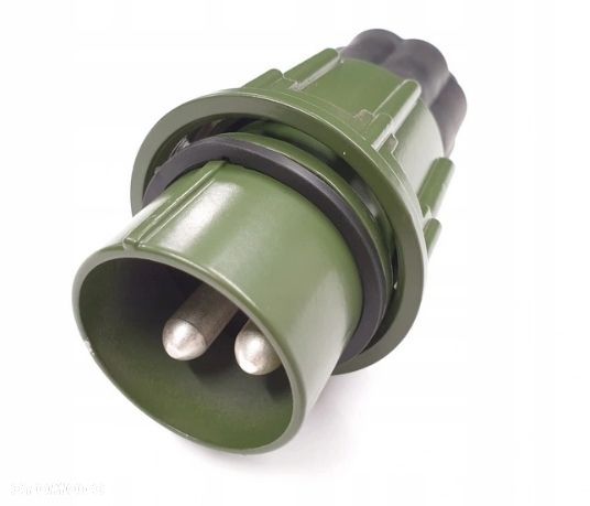 Wtyczka Metalowa 24V 2pin Zaciskane NATO - 1