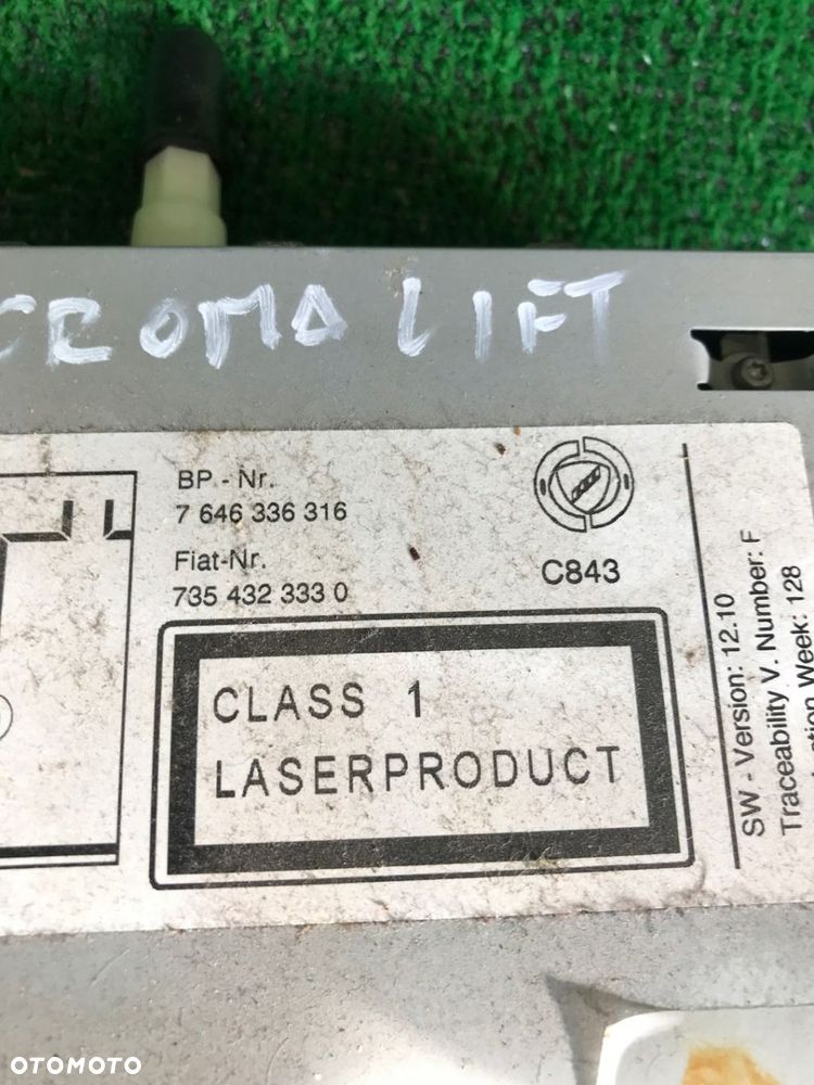 RADIO RADIOODTWARZACZ CD FIAT CROMA II W-WA - 4