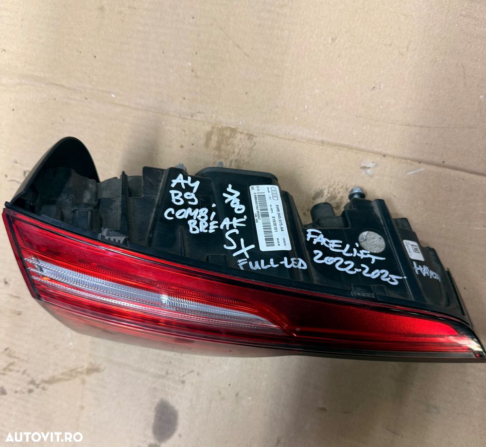 Stop haion led stanga sau dreapta AUDI A4 B9 combi facelift an 2022-2025 cod 8W9945075AA  si 8W9945076AA - 6