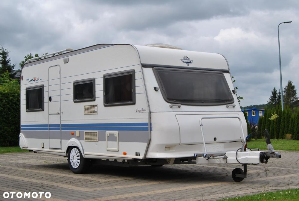 Hobby 470 4osobowa z WC z ogrzewaniem Bagażnik rowery DMC 1350kg Dowóz