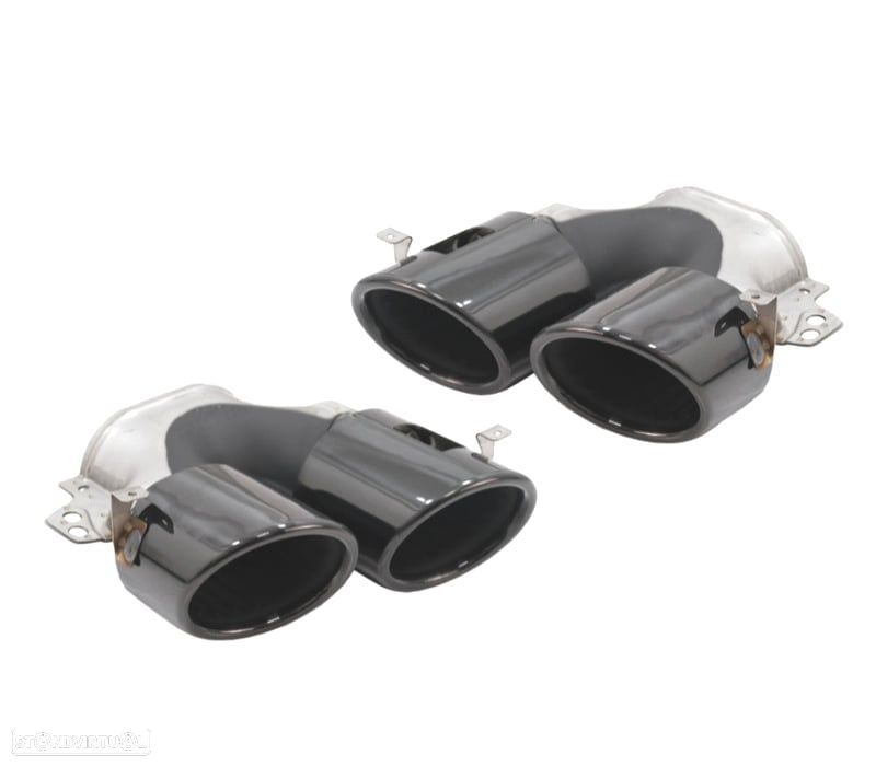 PONTEIRAS DE ESCAPE MERCEDES GLE W167 19- LOOK GLE53 PRETAS - 2