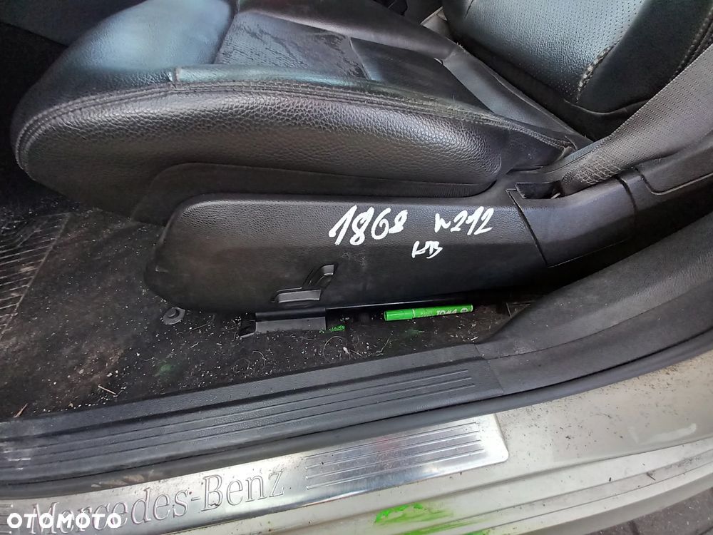 MERCEDES E-KLASA W212 FOTELE KANAPA KOMPLET SKÓRA ELEKTRYCZNE KOMBI - 5