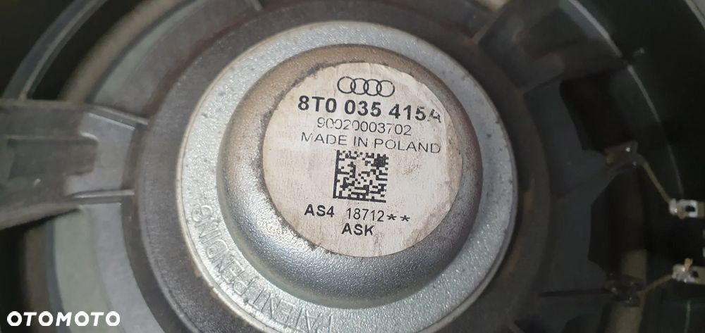Głośnik drzwi lewy przód przedni lewy Audi A4 B8 8T0035415A - 5