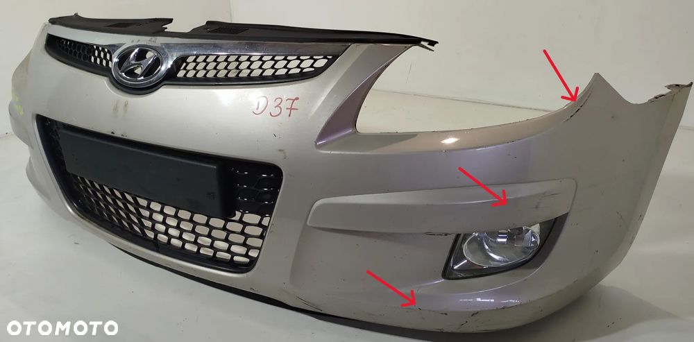Zderzak przedni przód grill HYUNDAI I30 07-12 QU - 2