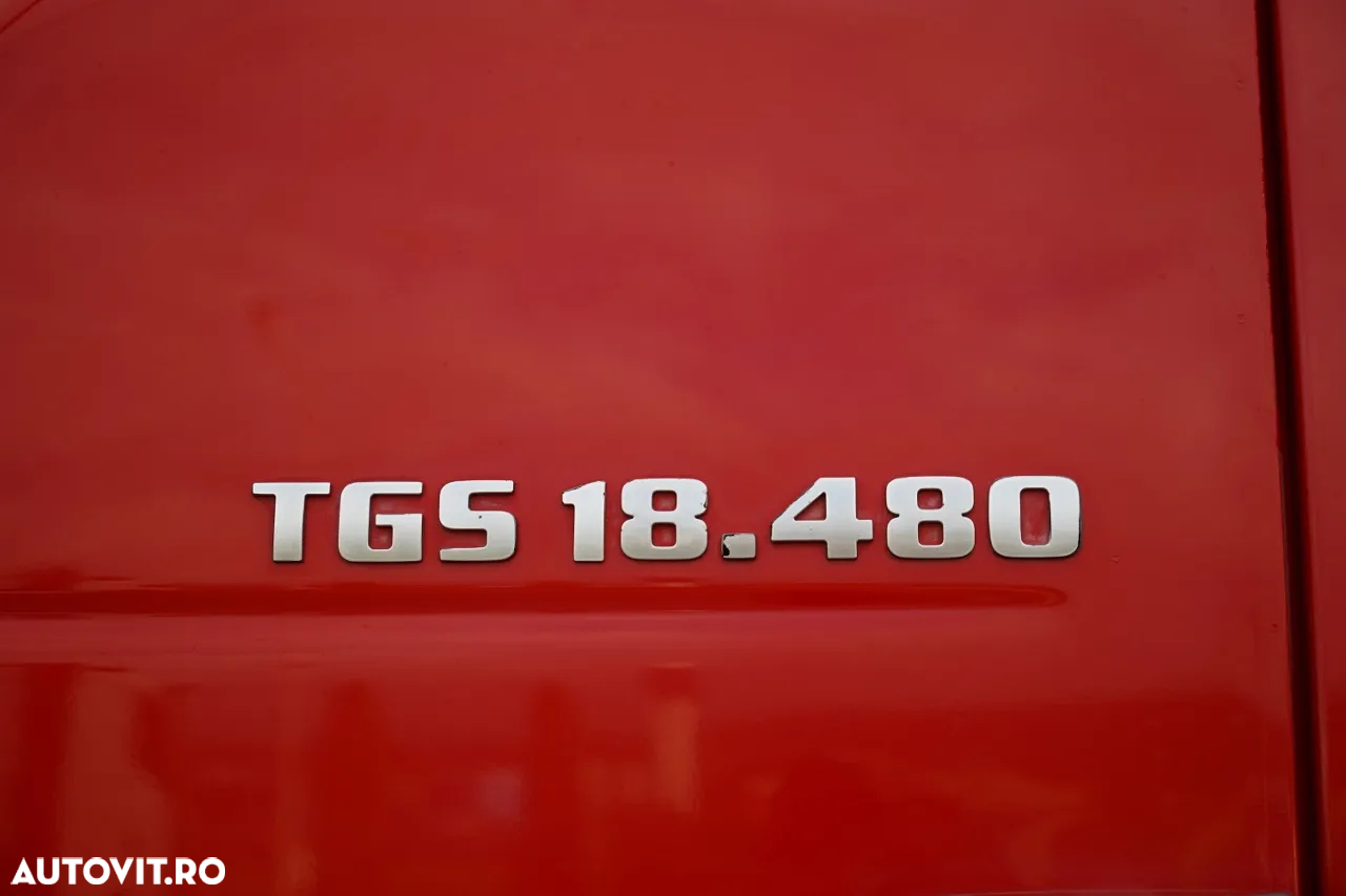 MAN TGS 18.480 / RETARDER / EURO 5 / CABINĂ JOSĂ / IMPORTAT / CONTRACT DE REPARAȚIE POST-SERVICE - 22