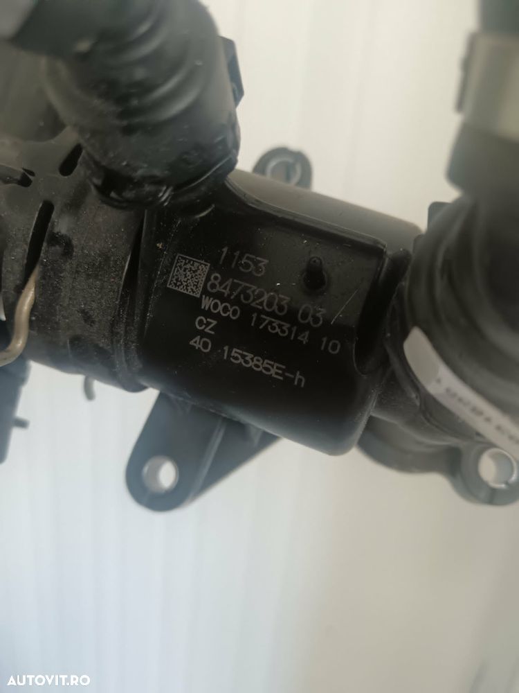 CARCASA TERMOSTAT CU FURTUN APA BMW SERIA 5 G60, G61, X3 G45 B47 COD 1153 8473203 03, 189862 10, 8474074 05 - 5