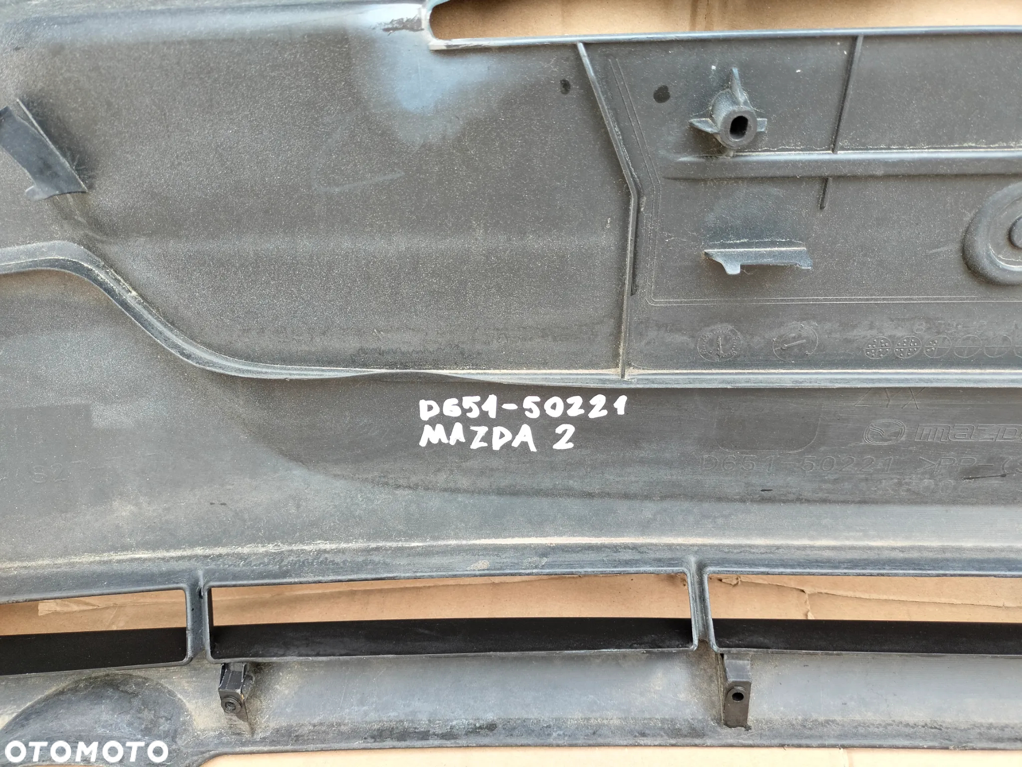 Mazda 2 zderzak tylny tył D651-50221 - 9
