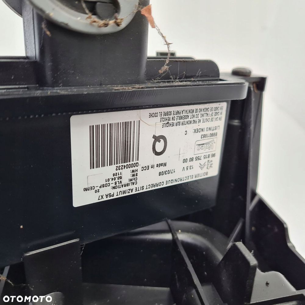citroen c5 x7 iii 968157558000 modul xenon lamp - 3