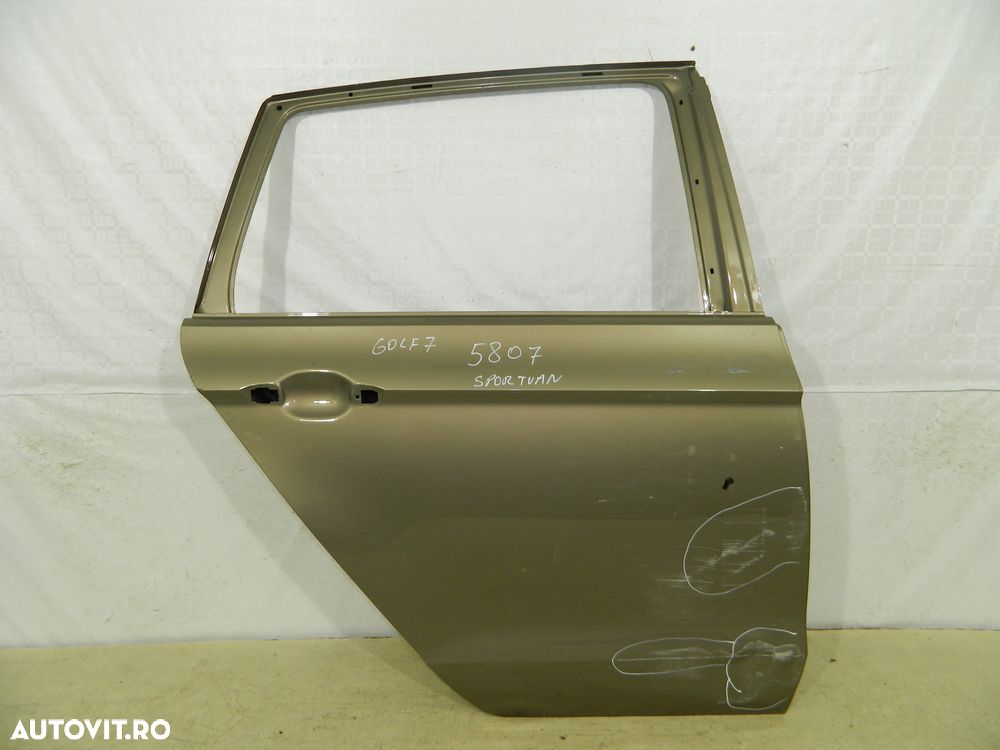 Usa dreapta spate VW Golf Sportvan, 2014, 2015, 2016, 2017, 2018, 2019, . - 1