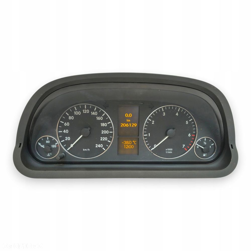 LICZNIK ZEGARY Mercedes W169 1.5 8V Benzyna 206 129km europa - 3