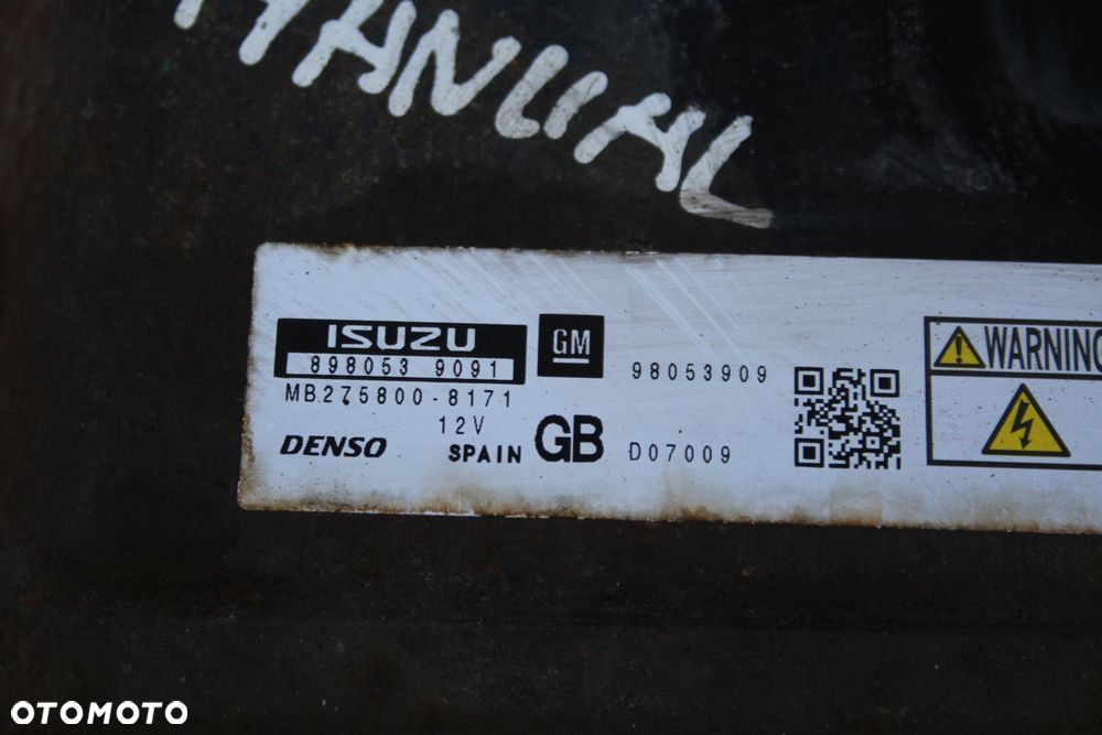 KOMPUTER STEROWNIK SILNIKA OPEL ZAFIRA B 1.7 CDTI MANUAL 98053909 - 3