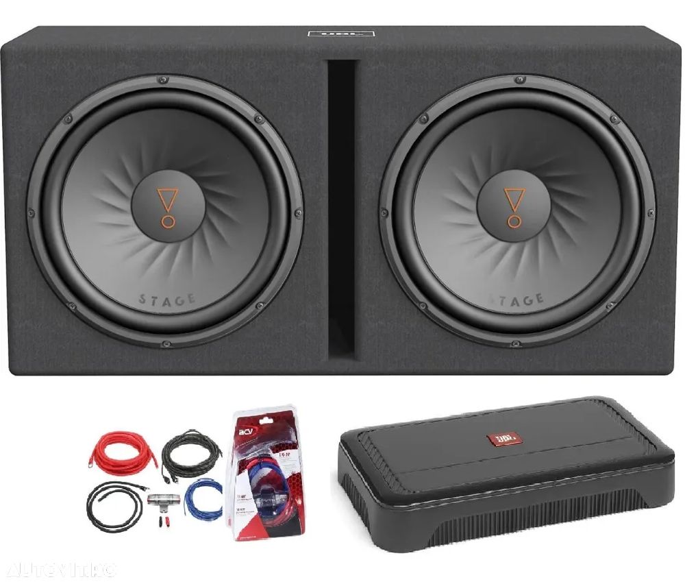 PACHET STAGE 1200D JBL + Amplificator CLUB A1000 + Kit cabluri LK-10 ACV - 1