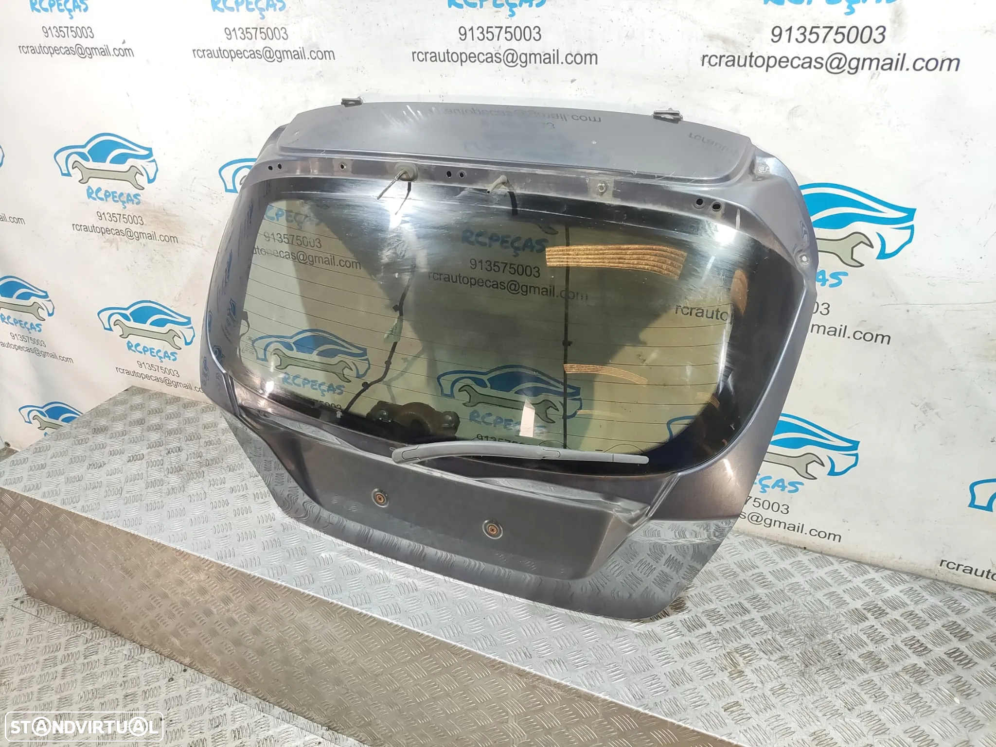 Porta / Tampa da Mala Ford Fiesta VI 6 MK6 em Cinza / Cinzento - 5